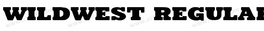 Wildwest Regular字体转换